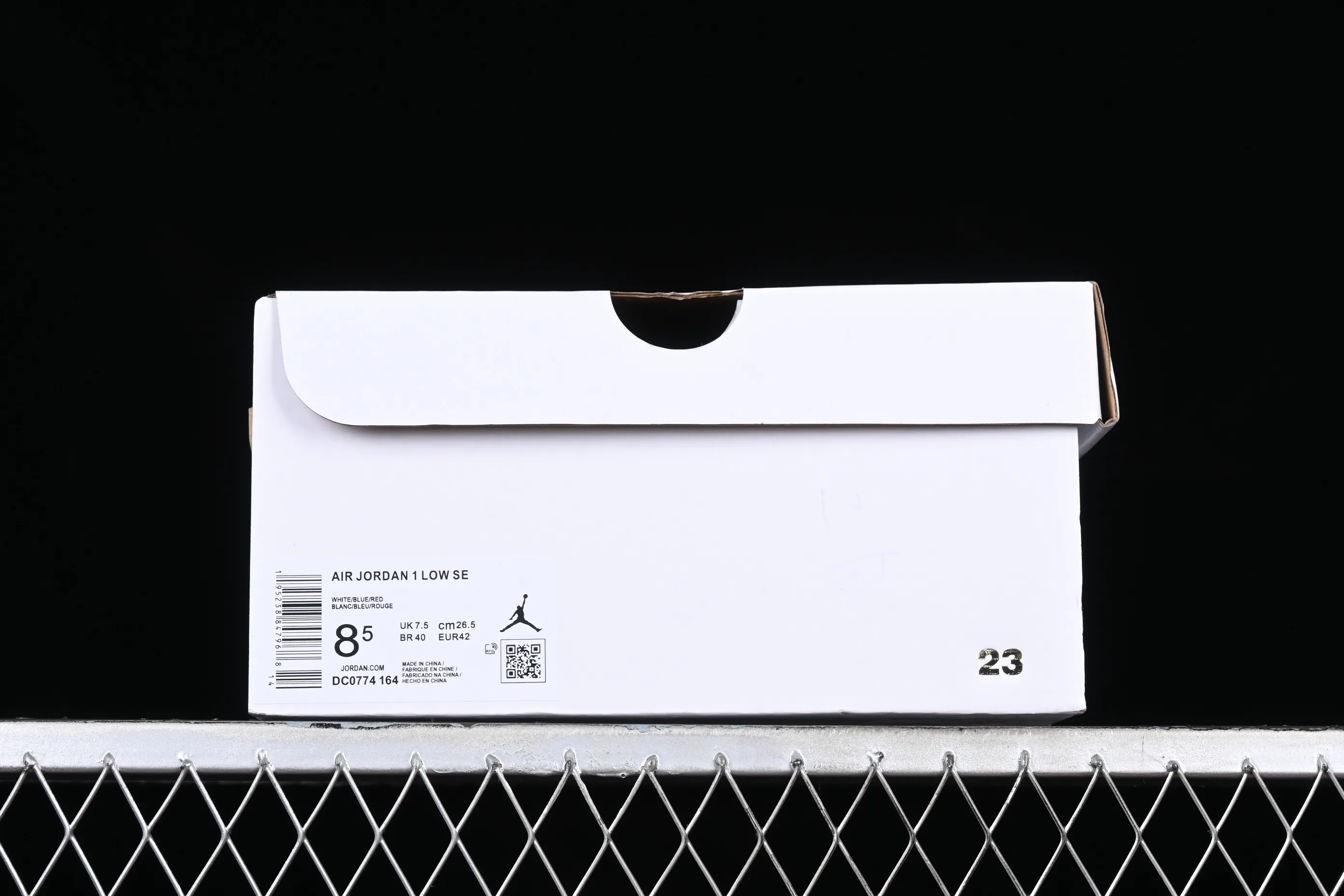 All categories Air Jordan Jordan series basketball shoes Air Jordan 1 Low Z version Air Jordan 1 Low AJ1 Joe 1 white blue red toe low-top cultural casual sneakers DC0774-164